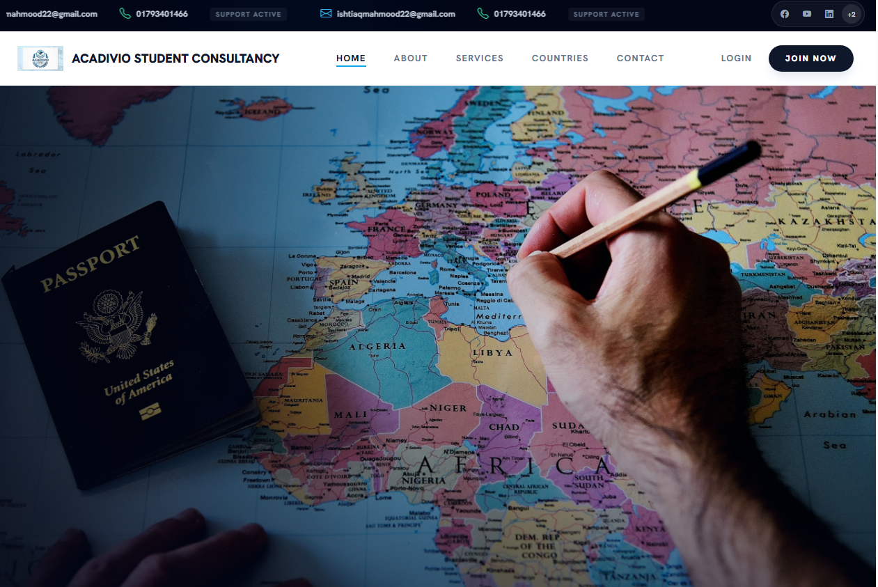 Acadivio Student Consultancy Platform
